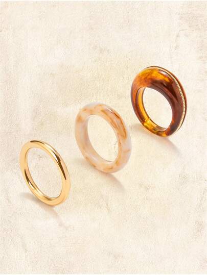 Glisma Women's Ring Set, Suitable For Daily Wear In Multiple Occasions