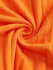 Slaydiva Women Orange Autumn Casual Lounge Jumpsuit, Y2K Street Sweet Hot Girl Style,Sporty Stylish Streetwear,Gym Workout Yoga,Cozy Stay-At-Home Wear - Orange - View 10
