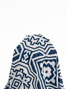Rusticease Vestido casual de vacaciones con estampado geométrico talla grande para mujeres, vestidos de verano, ropa de verano para mujeres, vestido de primavera para mujeres, vestido de verano, atuendos de verano, ropa de verano, vestido de primavera, atuendo de primavera, ropa de primavera para mujeres, estilo campestre para mujeres, vestido campestre para mujeres, atuendos de vacaciones para mujeres, atuendos de festival para mujeres, atuendos de playa para mujeres - Multicolor - Ver 4