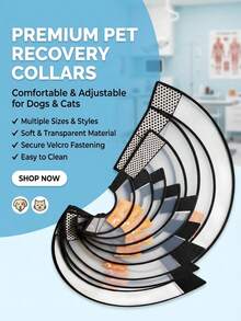 PETSIN 1PC Elizabeth Circle Pet Head Cover Protective Shield Dog Beauty Cover Bathing Dog And Cat Scratch Prevention Elizabeth Circle - White - View 13