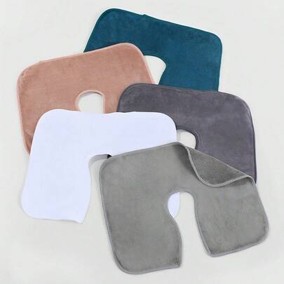 美容加热按摩桌摇篮罩沙龙按摩床洞毛巾SPA U型面枕头枕垫放松椅SPA面枕套