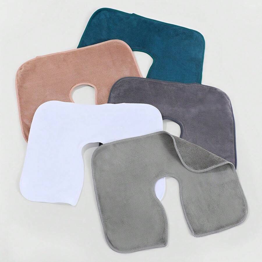 美容加热按摩桌摇篮罩沙龙按摩床洞毛巾SPA U型面枕头枕垫放松椅SPA面枕套 - 彩色 - 查看 1