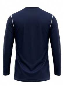 Nike Men's Sports Tees & Tanks Breathable Classic Fit Quick-Dry Gym Home Travel Blue BV6875-410 - Navy Blue - View 2