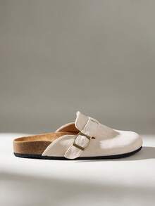 Solecia Ladies Commuting Fashion Versatile Daily Travel Casual Half Slippers - Off-white - View 2