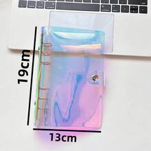 Zazumi A6-Sized Transparent Paper Adhesive, Laser-Cut Portable Sticker Book With Photo Pockets, Photo Album, Budget Planner, Journal, Notebook, Office Supplies Stickers - multi-color - View 9