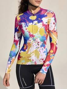 Exploreva 女士长袖骑行服 - 彩色 - 查看 1