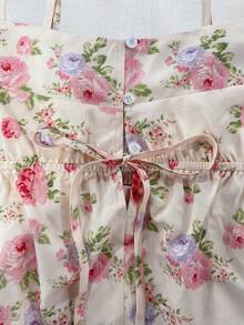 INAWLY Women's Casual Floral Print Camisole Top, Summer - Multicolor - View 3