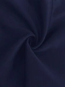 Modmama Maternity Solid Color Adjustable Waist Casual Flare Pants - Navy Blue - View 15