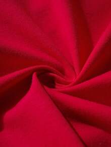 HELLO KITTY AND FRIENDS | SHEIN 女婴卡通印花圆领短袖休闲连体衣 - 紅色 - 查看 7