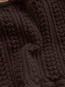 Soleia 两件套度假性感吊带钩编露脐上衣和低腰裙套装，适合音乐节、波西米亚风、假日、约会、下午茶等场合。 - 咖啡棕 - 查看 8