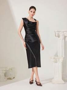 CUCCOO CHICEST New Design Pointed Toe High Heels, Romantic Elegant Elegant Minimalist Sexy Bow Brown High Heel Sandals, Open Toe Dress Shoes, Formal Occasion Graceful Outfit - Brown - View 10