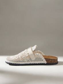 Solecia Women's Casual Slip-On Mule Shoes With Buckle Design, Versatile For Daily Wear - Apricot - View 4