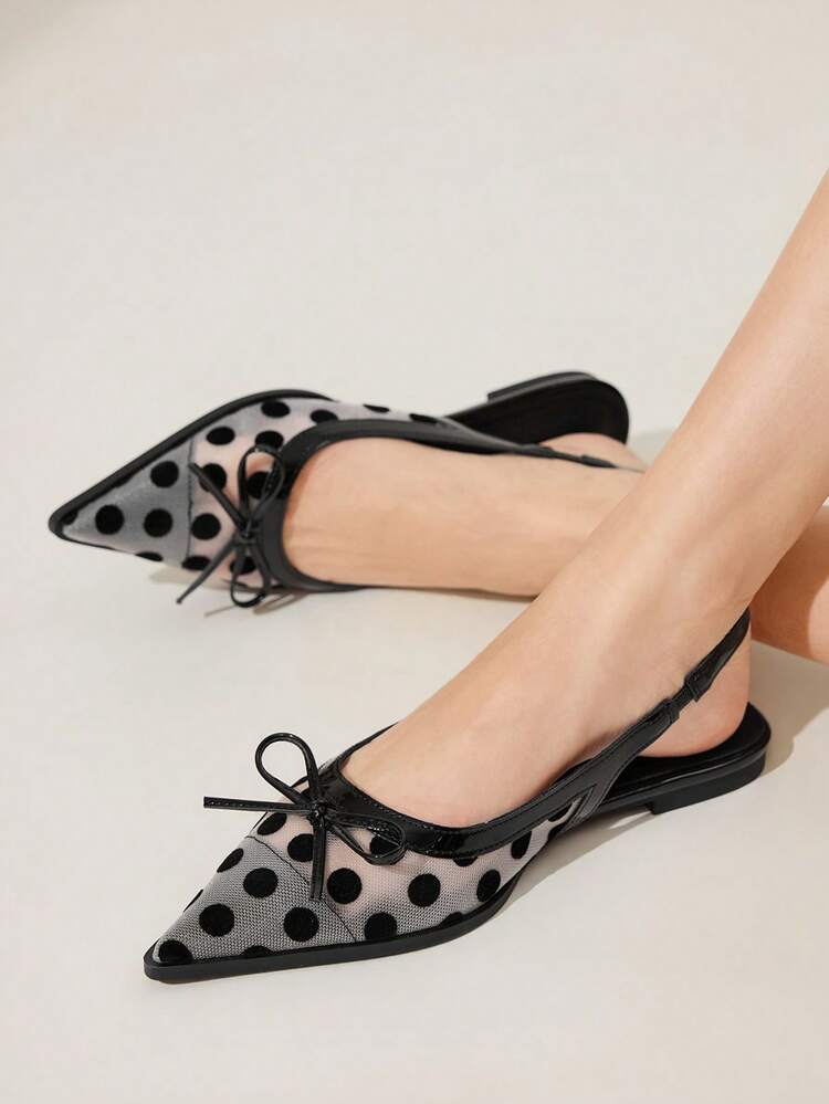 CUCCOO CHICEST Women's Summer Versatile Breathable Mesh Pointed Toe Flat Sandals Wedding Shoes Spring Shoes Bride Shoes