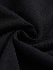 Manfinity ZONE917 Men's Gothic Print Drawstring Waist Pockets Casual Sweatpants Sweat Pants - Black - View 6