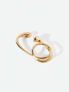 Opalesca Nhẫn ngọc trai 18K khắc tên cá nhân, Cao cấp/Sang trọng/Đẳng cấp/Đeo hàng ngày/Tối giản, Ngọc trai/Pha lê, Dành cho Mẹ/Phụ nữ/Cô gái/Mẹ, Mùa hè/Bãi biển/Dạ hội/Tiệc tùng/Kỳ nghỉ/Du lịch, Đính hôn/Đám cưới/Lời hứa, Cô dâu, Hình trái tim/Hoa, Phong cách cổ tích/Nàng tiên cá - Vàng - Xem 4