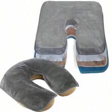 美容加热按摩桌摇篮罩沙龙按摩床洞毛巾SPA U型面枕头枕垫放松椅SPA面枕套 - 彩色 - 查看 8