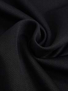 Manfinity ZONE917 2 chiếc áo thun thể thao nam cổ tròn tay ngắn in họa tiết thường ngày - màu đen - Xem 7