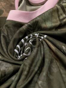 Lalippa Camiseta de manga corta con cuello redondo y estampado de letras, de uso casual y versátil para uso diario - Multicolor - Ver 3