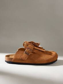 Solecia Women's Tassel Design Casual Versatile Flat Shoes - Brown - View 2