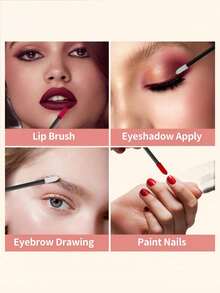 Bộ cọ chải mi dùng một lần 10/60/150/300/450/600/750/900 chiếc, cọ 2 trong 1, cọ tán mascara và cọ môi, bộ dụng cụ nối mi mềm mại kèm dụng cụ làm sạch hai đầu dành cho nghệ sĩ nối mi, sử dụng tại nhà và salon. - Nhiều màu - Xem 4