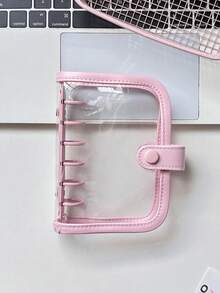 Zazumi 1 Sổ tay da PU A7 với gáy lò xo trong suốt, gáy lò xo A7, giấy bên trong có thể thay thế, sổ dán sticker, sách dán sticker trong suốt, túi đựng ảnh sách dán sticker, album ảnh, sổ kế hoạch, nhật ký, sổ tay, văn phòng phẩm. - Nhiều màu - Xem 14