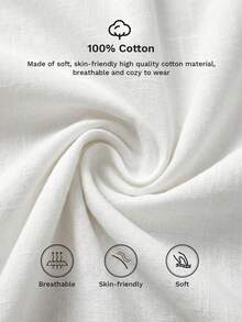 女士纯色圆领侧扣设计休闲背心 - 白色 - 查看 9