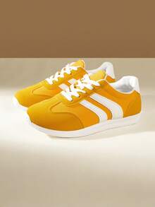 CUCCOO EASI 女士休闲运动鞋 - 黃色 - 查看 3