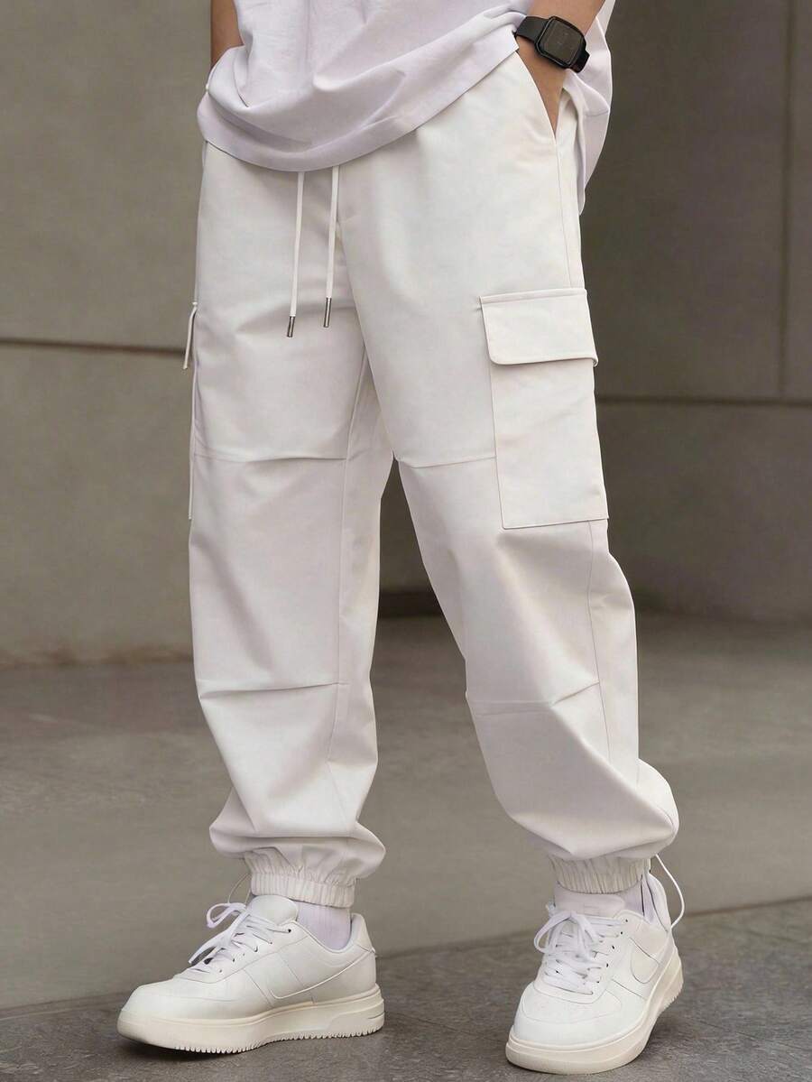 Manfinity VCAY 男士休闲多口袋工装裤
