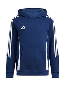 Adidas Tiro 24 Kids Sweat Hoodie Navy Blue - Team Navy Blue 2 / White - View 1