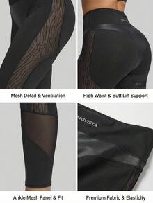 Innovista Women's Sports & Fashion Yoga & Dance Wear - Black - View 9