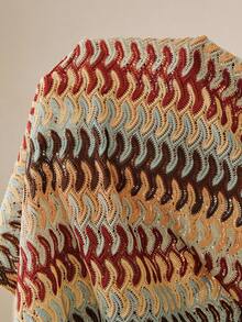 Swim Oasis Long Leg Wide Leg Casual Vacation Style Reversible Pants - Multicolor - View 7