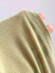 Sweetra 优雅法式时尚性感奢华前卫大胆Y2K派对女孩假日约会街头聚会晚宴音乐节情人节显瘦褶皱设计深V露背金属链绿色女士吊带迷你紧身连衣裙，春夏秋三季 - 彩色 - 查看 3