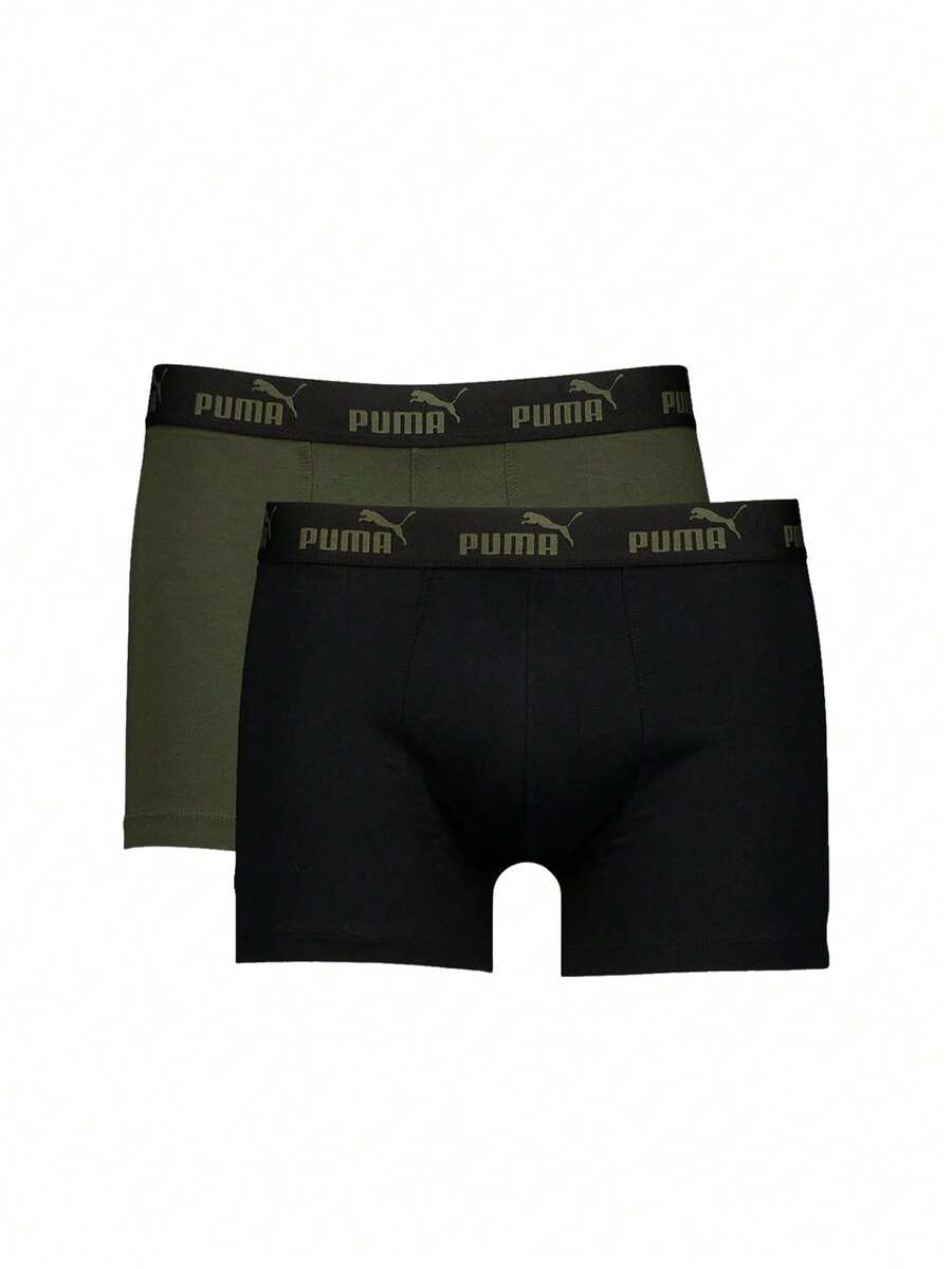 Puma 2 Pack Men's Boxers - Blue - View 1