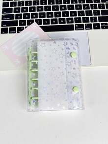 Zazumi 1 A7 Size Portable Transparent Binder, Can Be Used As A Transparent Sticker Book, Sticker Book, Photo Storage Bag, Photo Album, Budget Planner, Diary Notebook, Office Supplies - Multicolor - View 22