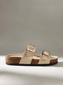 Solecia Woman Shoes Fashionable Thick-Soled Slippers For Versatile Use For Spring And Summer Vacation Shoes Summer Spring Shoes Spring Break Easter For Christmas - Apricot - View 1