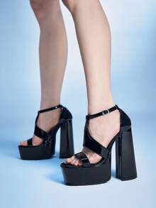 Sugerpunk Tacones para mujer - Negro - Ver 4