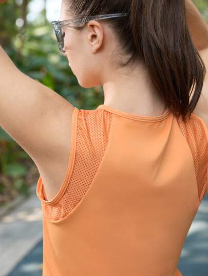 SHEIN In My Nature 女士休闲户外纯色运动背心，春夏款