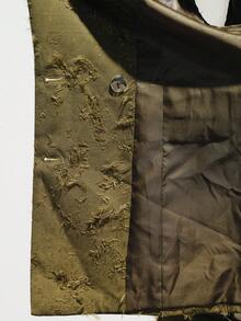 Aveloria Modichic 百搭优雅通勤风欧根纱拼接特殊流苏面料透视双排扣女士西装外套 - 綠色 - 查看 8