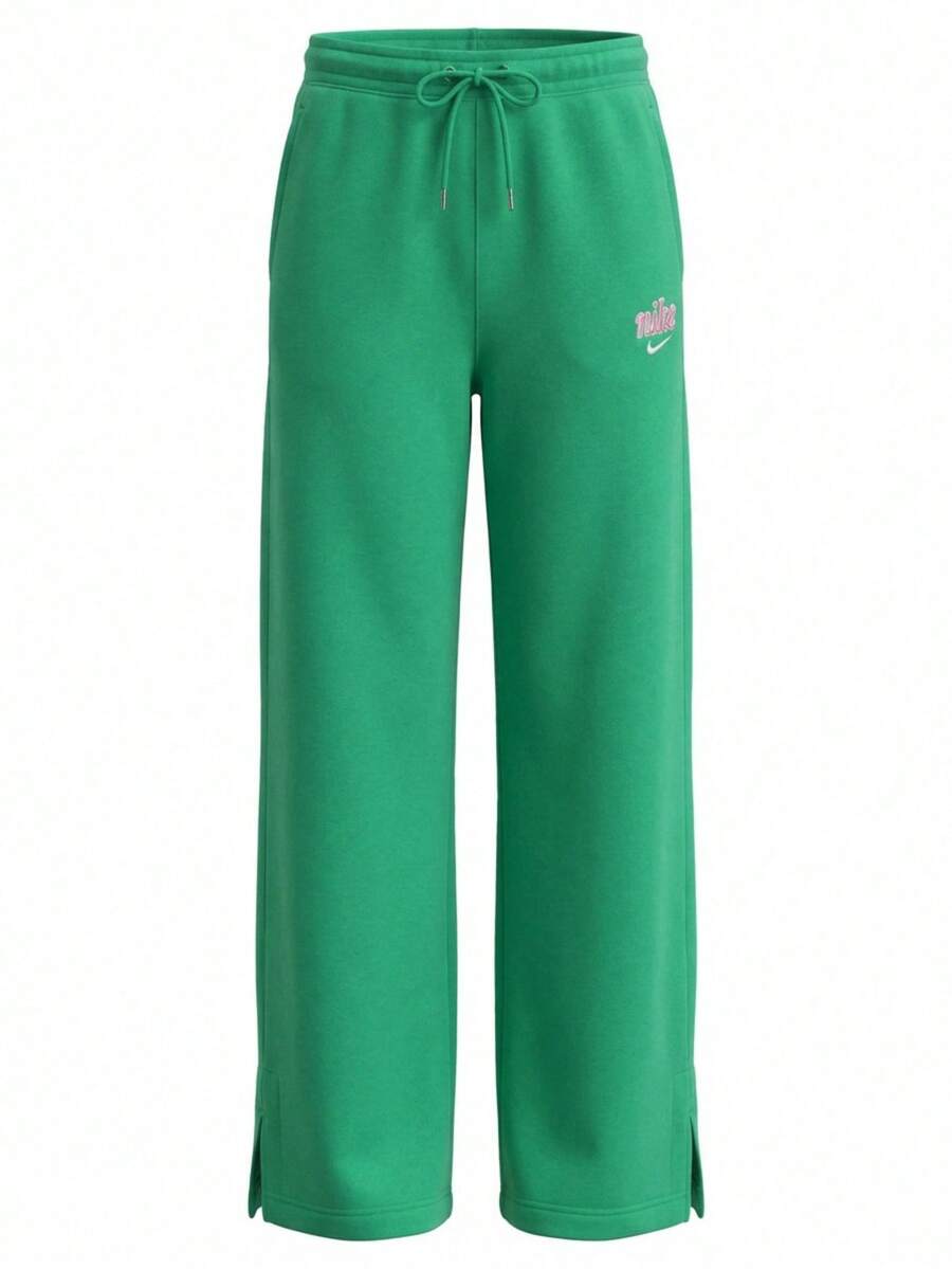 Nike Phoenix Women's Sweatpants Green - STADIUM GREEN/PINK FOAM - View 1