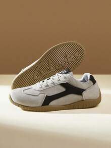 CUCCOO EASI Zapatillas deportivas casuales cómodas y de suela plana para mujer - Gris - Ver 6