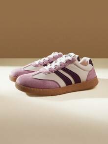 CUCCOO EASI Women's Round Toe Casual Versatile Sneakers - Lilac Purple - View 3