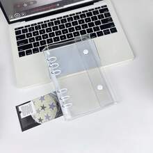 Zazumi 1个A6尺寸便携式透明胶片，透明贴纸簿，贴纸册，照片袋，相册，预算计划本，日记本，笔记本和办公用品 - 多色彩 - 查看 22