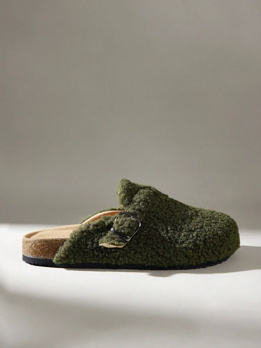 Solecia Women Flats - Dark Green - View 1