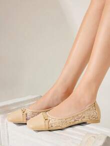 CUCCOO CHICEST Zapatos planos para mujer - Albaricoque - Ver 7