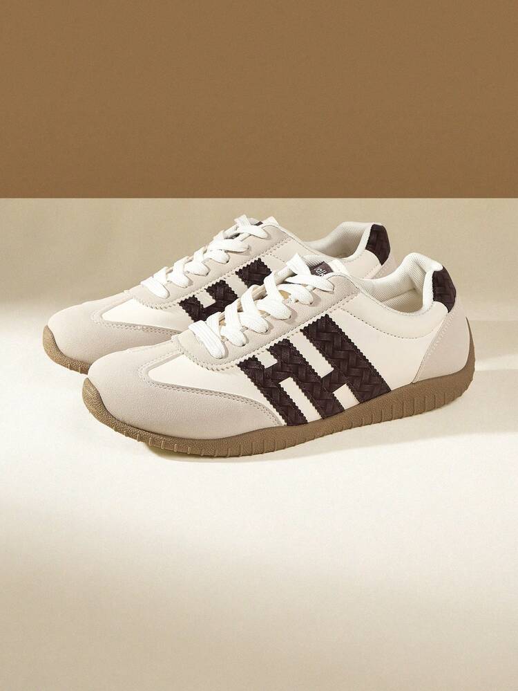 CUCCOO EASI Zapatos deportivos versátiles y casuales con suela plana para mujer - Burdeos - Añade 6