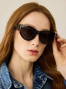 MOTF 黑框眼镜 - 黑色 - 查看 5