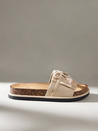 Solecia Women's Bow Decor Casual Versatile Fashion Flat Shoes