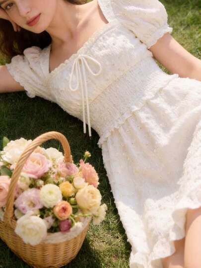 Sweetness 性感千禧年水钻露背系带迷你连衣裙（女款）