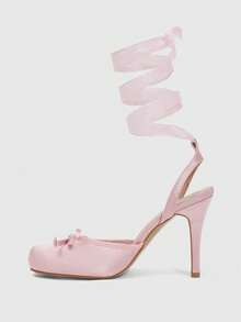 CUCCOO SZL Women Pumps Spring Shoes - Pink - View 5