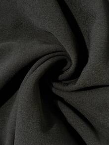 Lavishia Women's Simple Notch Collar Top And Pleated Skirt 2 Pieces Set, Summer, Summer Outfit For Women - Black and White - View 6